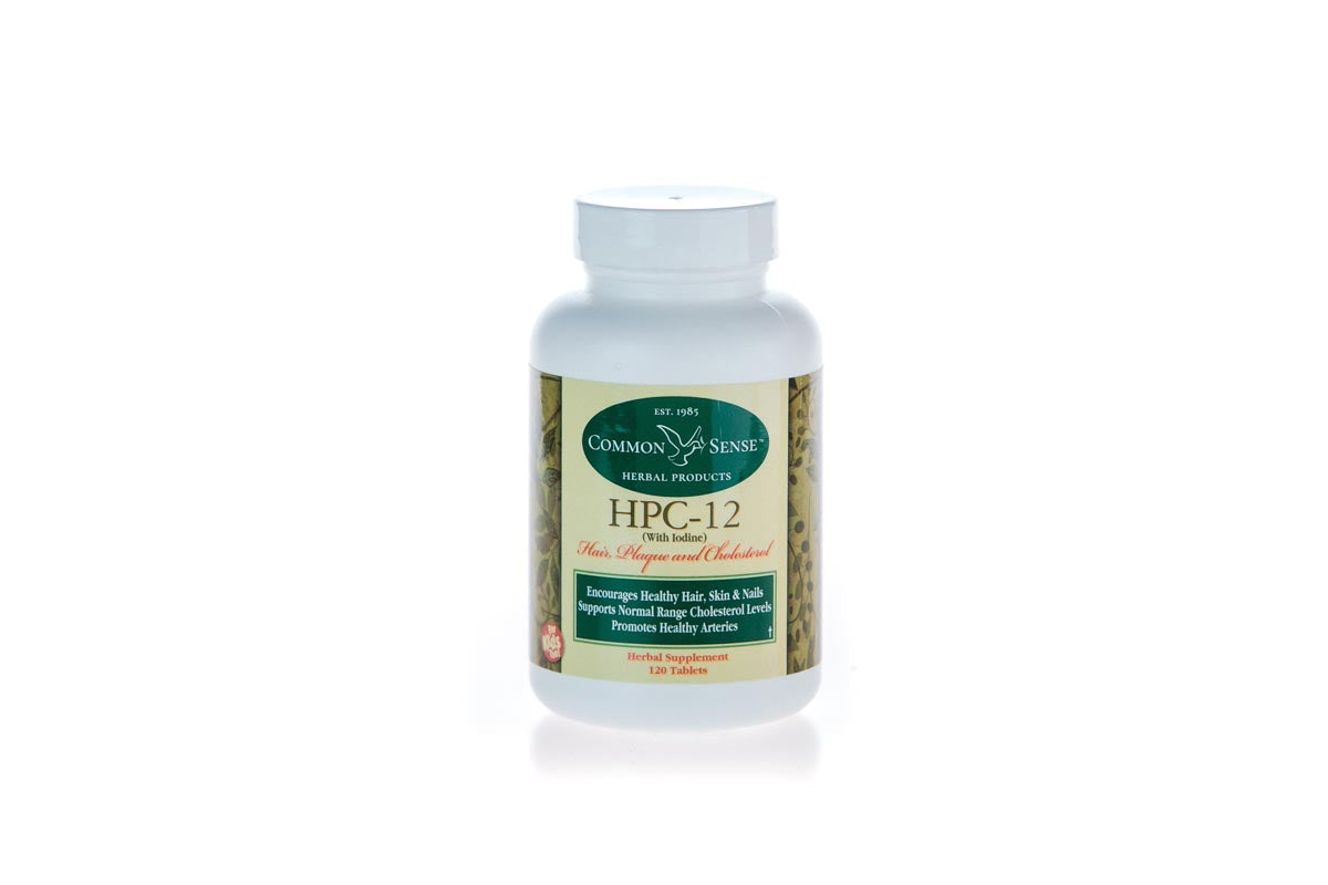 HPC-12 With Iodine Hair, Plaque, and Cholesterol Support
