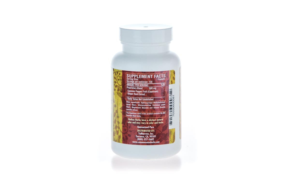 Capsicum & Ginger  Digestive System Support