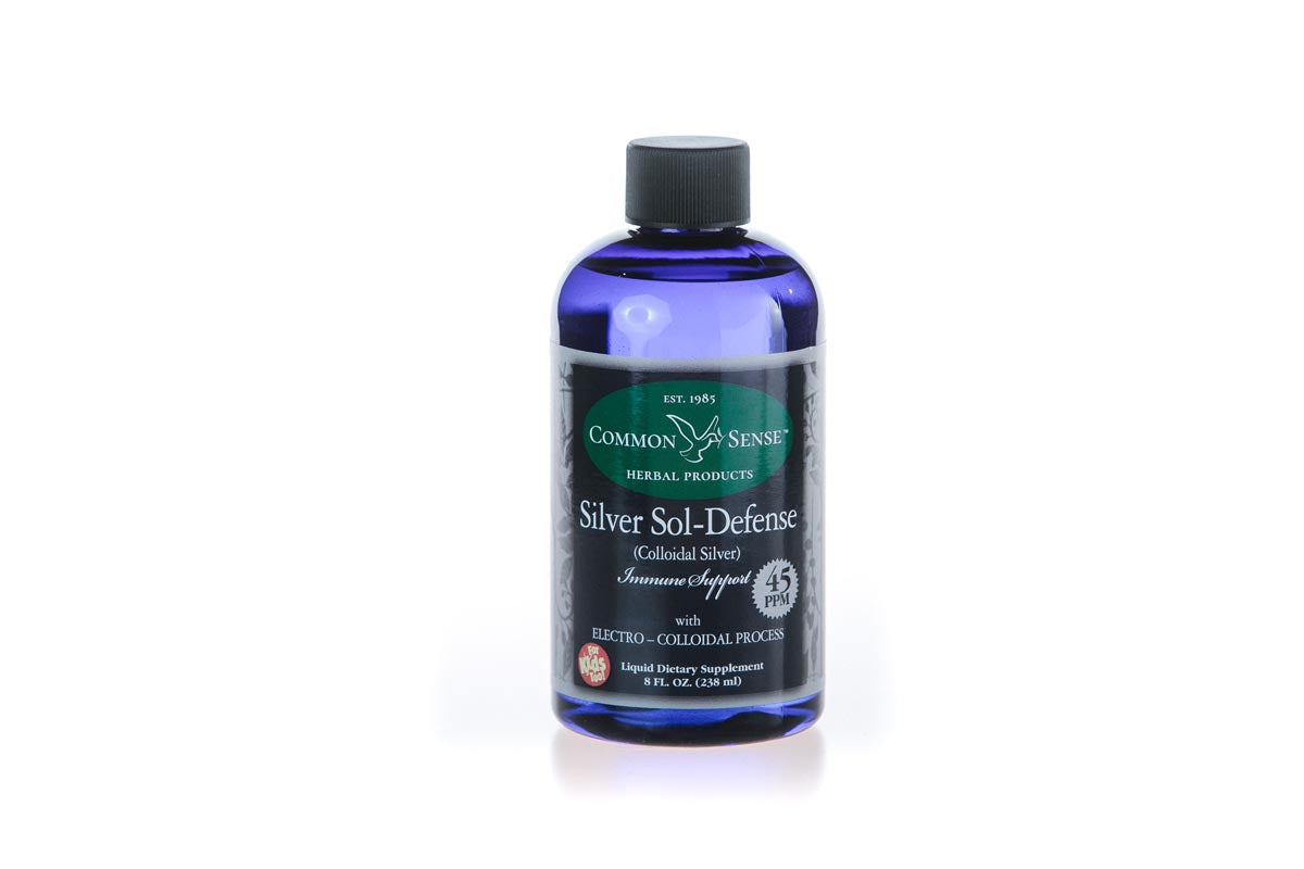 Silver Sol-Defense 45 PPM (8 oz) | Colloidal Silver Immune Support ...